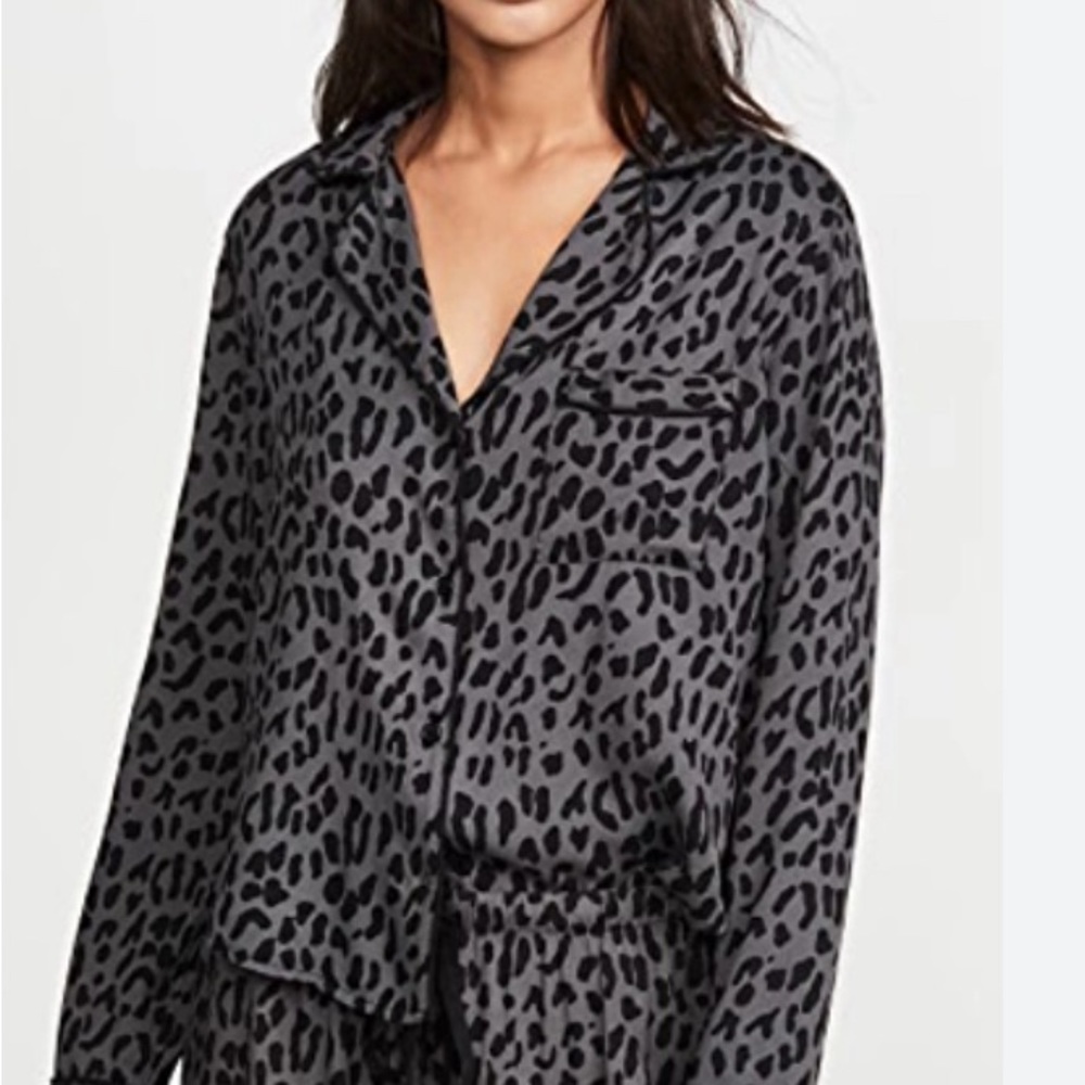 Rails Kellan Animal Leopard Print Pajama Style To… - image 3